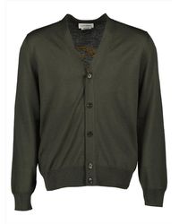 Alexander McQueen - Logo Embroidered Buttoned Cardigan - Lyst