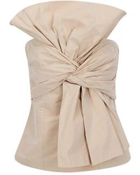 Givenchy - Bustier With Bow - Lyst