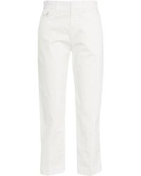 Liu Jo - Logo Plaque Cropped Trousers - Lyst