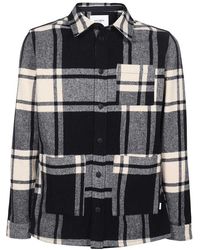 Les Deux - Checked Button-Up Overshirt - Lyst