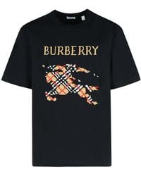 Burberry - 'Ryan' Cotton T-Shirt - Lyst