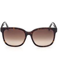 Max Mara - Square Frame Sunglasses - Lyst