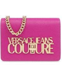 Versace Jeans Couture - Shoulder Bag With Logo - Lyst