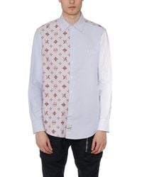 Aries - Patchwork Detailed Buttoned Shirt - Lyst