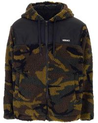 Versace Camouflage Fleece Jacket - Multicolour