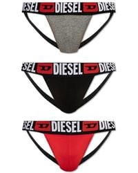 DIESEL - Three-Pack Jockstraps 'Umbr-Jockythreepack' - Lyst