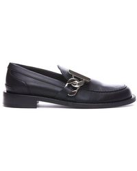 JW Anderson - Logo-engraved Chain-linked Loafers - Lyst