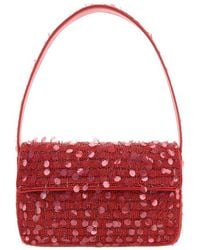 STAUD - Tommy Bead Embellished Shoulder Bag - Lyst