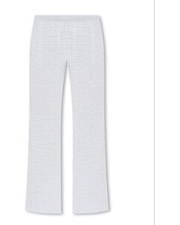 Givenchy - Monogrammed Elastic Waistband Trousers - Lyst
