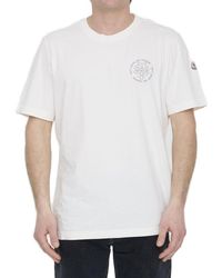 Moncler - Cotton T-shirt - Lyst
