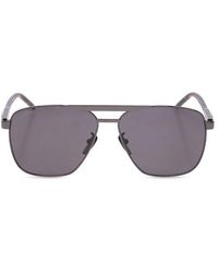 Gucci - Eyewear Aviator Frame Sunglasses - Lyst