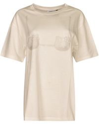 Gcds - X Hello Kitty Printed-bra Crewneck T-shirt - Lyst