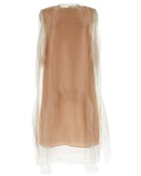 Prada - Layered Sleeveless Dress - Lyst