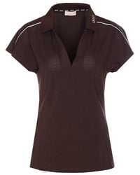 Liu Jo - V-Neck Polo Shirt - Lyst