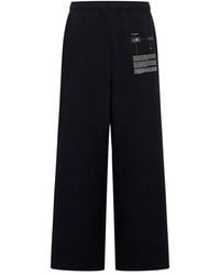 MM6 by Maison Martin Margiela - Numeric Printed Wide Leg Track Pants - Lyst