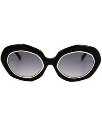 Linda Farrow - X Erdem Oval Frame Sunglasses - Lyst