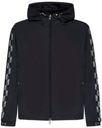 Moncler - Logo Patch Hooded Jacket - Lyst