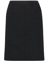 Givenchy - Jacquard Knit Skirt - Lyst