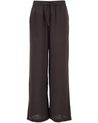 P.A.R.O.S.H. - Silk Pants With Elastic Drawstring Waist - Lyst