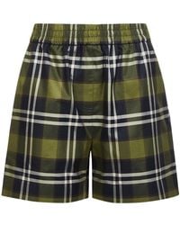 Burberry - Shorts Green - Lyst