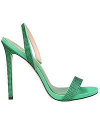 Gedebe - Rhinestone Embellished High Stiletto Heel Sandals - Lyst
