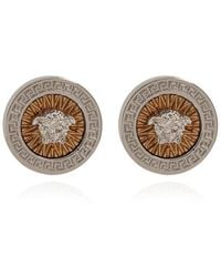 Versace - Earrings With Logo, - Lyst