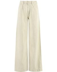 Mother - Pouty Prep Heel High-Rise Trousers - Lyst