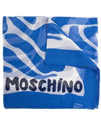 Moschino - Silk Scarf, - Lyst