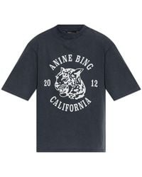 Anine Bing - T-Shirt With Print - Lyst