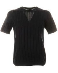 Tagliatore - Crewneck Knitted T-shirt - Lyst