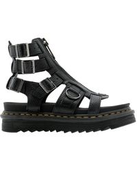 dr martens olson sandals white