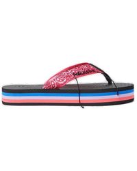 ARIZONA LOVE - Paisley Printed Flip Flops - Lyst