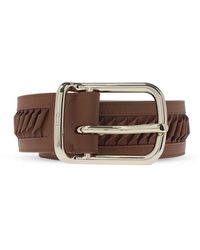 Chloé - Brown 'joe' Leather Belt - Lyst