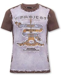 Y. Project - Printed T-shirt - Lyst