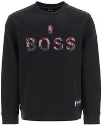 BOSS by HUGO BOSS X Nba Double Logo Sweatshirt - Black
