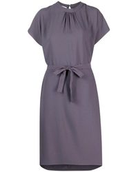 Societe Anonyme - Ruched Detailed Crewneck Midi Dress - Lyst