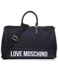 Love Moschino - Logo Printed City Lovers Holdall - Lyst