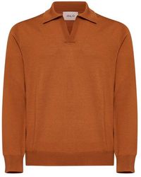 D4.0 - Collared Pullover Sweater - Lyst