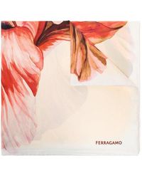 Ferragamo - Silk Scarf - Lyst