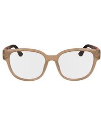 Lacoste - Oval Frame Glasses - Lyst