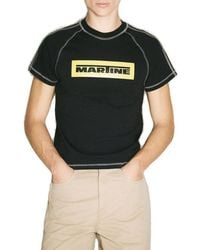 Martine Rose - Raglan Logo Printed T-Shirt - Lyst