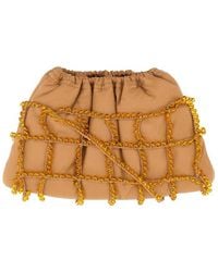 Alysi - Crochet Bead Embellished Medium Shoulder Bag - Lyst