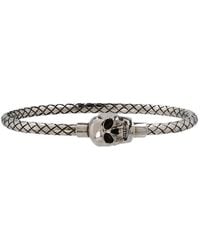 Alexander McQueen - 'metal Cord' Bracelet - Lyst