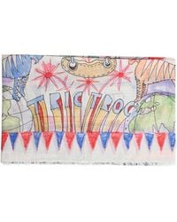 Faliero Sarti - Graphic Print Scarf - Lyst