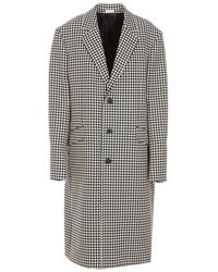 Alexander McQueen - Houndstooth Single-breasted Coat - Lyst