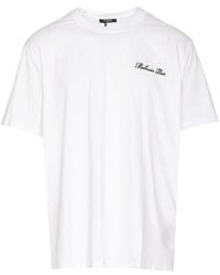 Balmain - Logo-embroidered Cotton-jersey T-shirt - Lyst