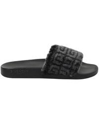 Givenchy - Allover 4g Pattern Slippers - Lyst