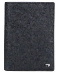 Tom Ford - Logo Plaque Bi-fold Wallet - Lyst