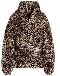 Alexandre Vauthier - Leopard Printed Belted Jacket - Lyst