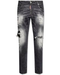 DSquared² - Skater Distressed Jeans - Lyst